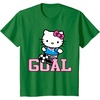 image:imageHello Kitty Soccer Goal Sports Athlete Tee Shirt TShirtKelly Green