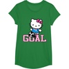 image:imageHello Kitty Soccer Goal Sports Athlete Tee Shirt TShirtKelly Green