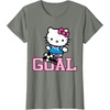 image:imageHello Kitty Soccer Goal Sports Athlete Tee Shirt TShirtOlive Heather