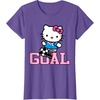 image:imageHello Kitty Soccer Goal Sports Athlete Tee Shirt TShirtPurple Heather