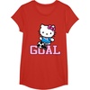 image:imageHello Kitty Soccer Goal Sports Athlete Tee Shirt TShirtRed