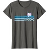 image:imageHello Kitty Swim Snorkle Summer Stripe TShirtAsphalt Grey