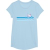 image:imageHello Kitty Swim Snorkle Summer Stripe TShirtBaby Blue