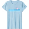image:imageHello Kitty Swim Snorkle Summer Stripe TShirtBaby Blue