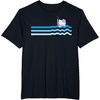 image:imageHello Kitty Swim Snorkle Summer Stripe TShirtBlack