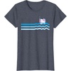image:imageHello Kitty Swim Snorkle Summer Stripe TShirtHeather Blue