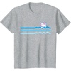 image:imageHello Kitty Swim Snorkle Summer Stripe TShirtHeather Grey