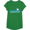 image:imageHello Kitty Swim Snorkle Summer Stripe TShirtKelly Green