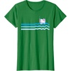 image:imageHello Kitty Swim Snorkle Summer Stripe TShirtKelly Green