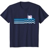 image:imageHello Kitty Swim Snorkle Summer Stripe TShirtNavy Blue
