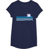 image:imageHello Kitty Swim Snorkle Summer Stripe TShirtNavy Blue