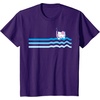image:imageHello Kitty Swim Snorkle Summer Stripe TShirtPurple