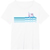 image:imageHello Kitty Swim Snorkle Summer Stripe TShirtWhite