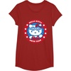 image:imageHello Kitty Swim Team Swimmer Tee Shirt TShirtCranberry Red