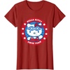 image:imageHello Kitty Swim Team Swimmer Tee Shirt TShirtCranberry Red