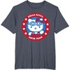 image:imageHello Kitty Swim Team Swimmer Tee Shirt TShirtHeather Blue