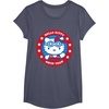 image:imageHello Kitty Swim Team Swimmer Tee Shirt TShirtHeather Blue