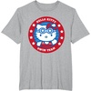 image:imageHello Kitty Swim Team Swimmer Tee Shirt TShirtHeather Grey