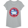 image:imageHello Kitty Swim Team Swimmer Tee Shirt TShirtHeather Grey