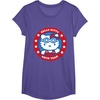 image:imageHello Kitty Swim Team Swimmer Tee Shirt TShirtPurple Heather