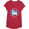 image:imageHello Kitty Swim Team Swimmer Tee Shirt TShirtRed Heather