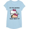 image:imageHello Kitty Taco Bout It Tee Shirt TShirtBaby Blue