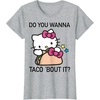 image:imageHello Kitty Taco Bout It Tee Shirt TShirtHeather Grey