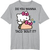 image:imageHello Kitty Taco Bout It Tee Shirt TShirtHeather Grey