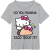 image:imageHello Kitty Taco Bout It Tee Shirt TShirtHeather Grey