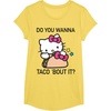 image:imageHello Kitty Taco Bout It Tee Shirt TShirtLemon Yellow
