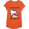 image:imageHello Kitty Taco Bout It Tee Shirt TShirtOrange