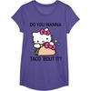 image:imageHello Kitty Taco Bout It Tee Shirt TShirtPurple Heather