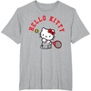 image:imageHello Kitty Tennis Tee Shirt TShirtHeather Grey