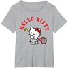 image:imageHello Kitty Tennis Tee Shirt TShirtHeather Grey