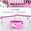 image:imageHello Kitty Travel Pouch 3Pack Official License Zipper Pouch Set of 3 in Different Sizes Makeup Bag VA702851LNJ