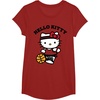 image:imageHello Kitty Unisex Kids Basketball TShirt Blue SmallCranberry Red
