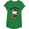 image:imageHello Kitty Unisex Kids Basketball TShirt Blue SmallKelly Green