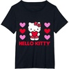 image:imageHello Kitty Valentine Hearts Shirt TShirtBlack
