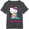 image:imageHello Kitty Zodiac Aquarius Tee Shirt TShirtDark Heather Grey