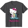 image:imageHello Kitty Zodiac Aquarius Tee Shirt TShirtDark Heather Grey