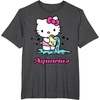 image:imageHello Kitty Zodiac Aquarius Tee Shirt TShirtDark Heather Grey