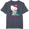 image:imageHello Kitty Zodiac Aquarius Tee Shirt TShirtHeather Blue
