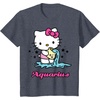 image:imageHello Kitty Zodiac Aquarius Tee Shirt TShirtHeather Blue