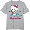 image:imageHello Kitty Zodiac Aquarius Tee Shirt TShirtHeather Grey