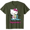 image:imageHello Kitty Zodiac Aquarius Tee Shirt TShirtOlive Green