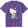 image:imageHello Kitty Zodiac Aquarius Tee Shirt TShirtPurple Heather