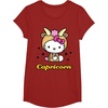 image:imageHello Kitty Zodiac Capricorn Tee Shirt TShirtCranberry Red