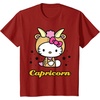 image:imageHello Kitty Zodiac Capricorn Tee Shirt TShirtCranberry Red