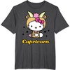 image:imageHello Kitty Zodiac Capricorn Tee Shirt TShirtDark Heather Grey