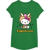 image:imageHello Kitty Zodiac Capricorn Tee Shirt TShirtKelly Green